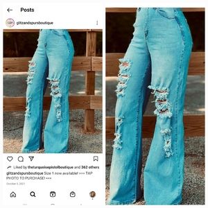 Vibrant Miu Straight Leg Jeans